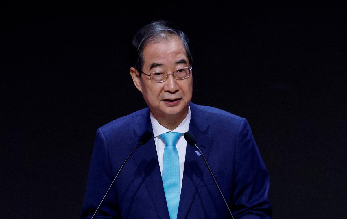 Han Duck-soo, južnokorejski premier, vršilec dolžnosti predsednika države, Južna Koreja | Foto Reuters