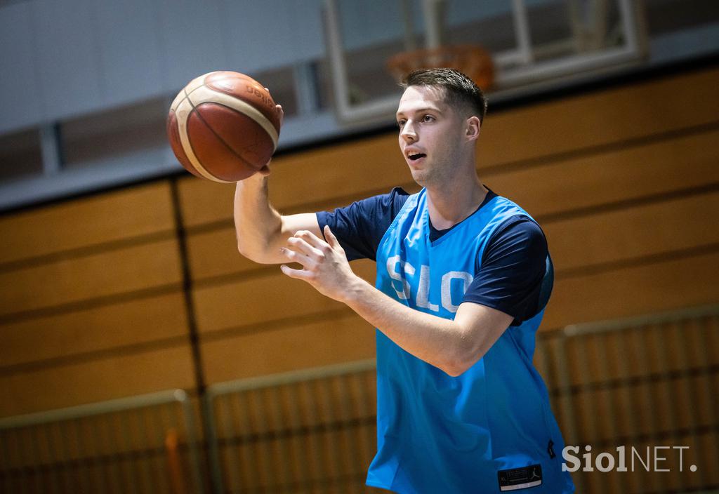 trening slovenska košarkarska reprezentanca
