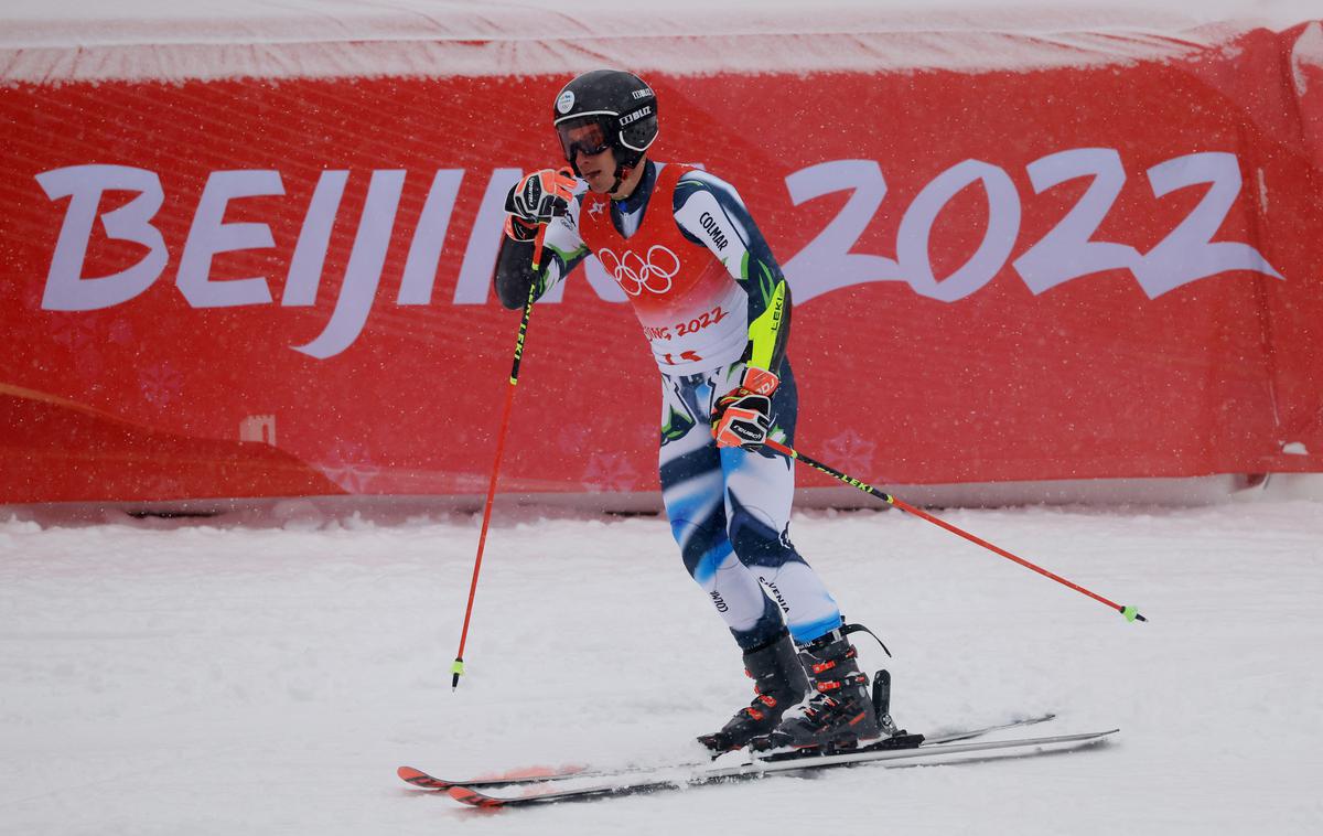 Žan Kranjec srebrna kolajna | Žan Kranjec se veseli svoje prve kolajne na velikih tekmovanjih. | Foto Reuters