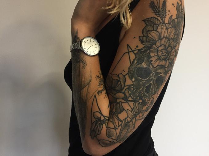 Če je posameznik v dvomih, naj si raje ne naredi tetovaže, svetuje Katja Kozlevčar. | Foto: Osebni arhiv