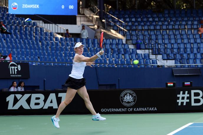 Tamara Zidanšek | Vprašanje zmagovalk že po igrah posameznic rešili Tamara Zidanšek in Kaja Juvan. | Foto Tenis Slovenija