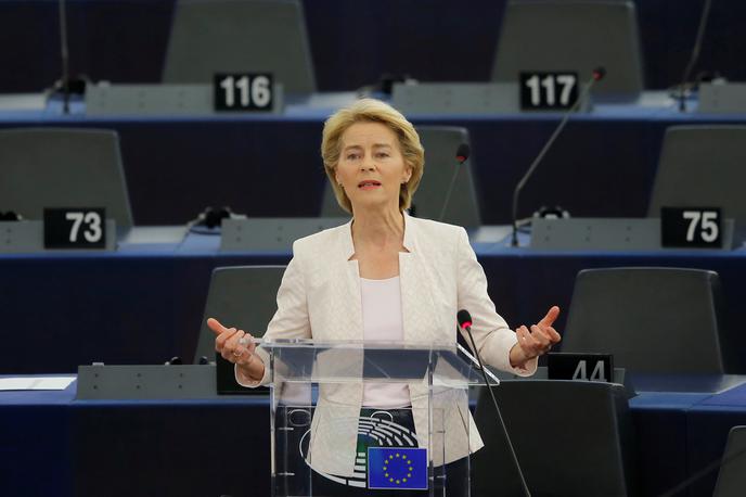 Ursula von der Leyen | Evropsko unijo je primerjala z dolgim zakonom. "Ljubezen s časom morda morda ne bo večja, bo pa globlja," je menila. | Foto Reuters
