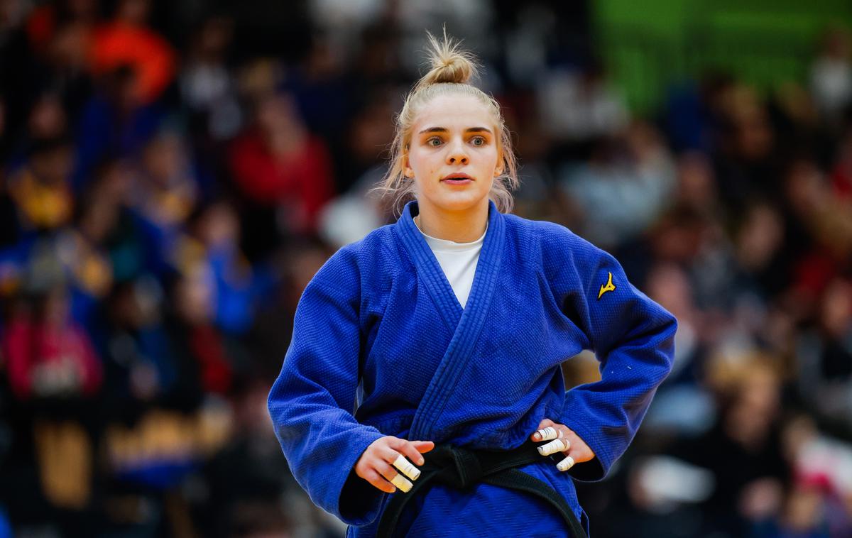 Leila Mazouzi | Leila Mazouzi je v Zagrebu dokazala, zakaj velja za eno najbolj obetavnih mladih bork v državi. | Foto Aleš Fevžer