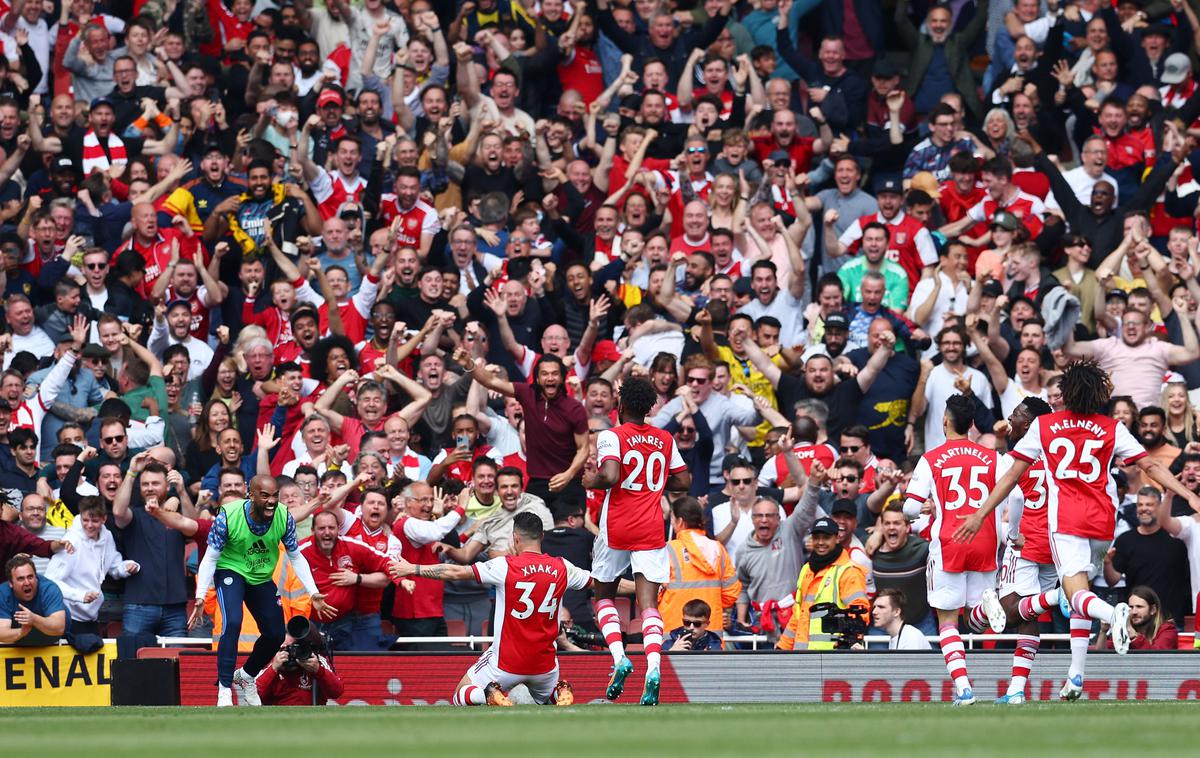 Arsenal | Arsenal se je veselil zmage s 3:1 na derbiju z Manchester Unitedom. | Foto Reuters