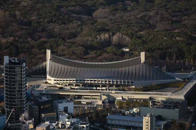 Yoyogi National Stadium - prizorišče rokometnih olimpijskih bojev, znano po zasnovi visečih sten. | Foto: Guliverimage/Vladimir Fedorenko