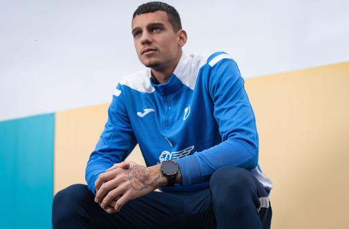 Dan z Mitjo Križanom, enim najboljših strelcev rumeno-modrih "Šiškarjev"