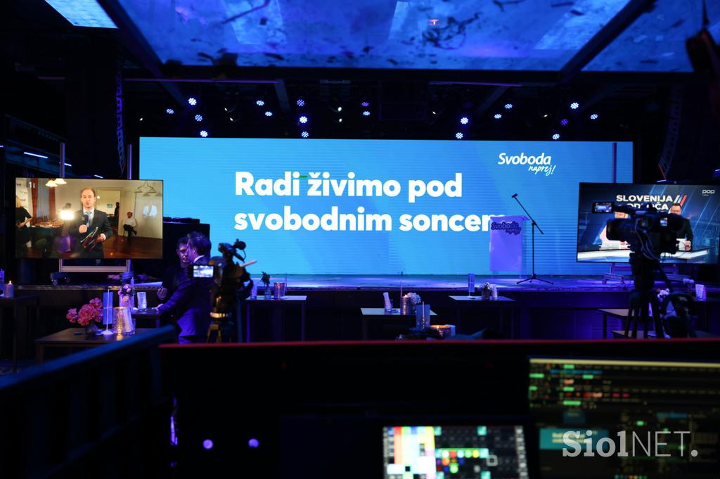 Volilni štab stranke Svoboda.