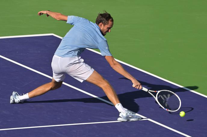 Indian Wells Danil Medvedjev | Danil Medvedjev je v polfinalu Indian Wellsa izločil Carlos Alcaraza. | Foto Reuters