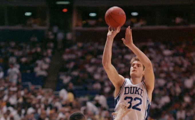 Bil je zvezda lige NCAA, kjer je igral za Duke. Tam ga je vodil legendarni Mike Krzyzewski. | Foto: Getty Images
