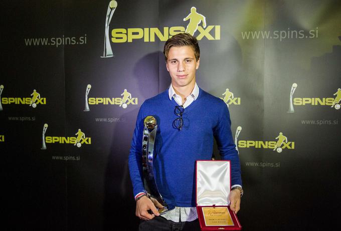 Luka Zahović je najboljši strelec Prve lige Telekom Slovenije in najboljši mladi igralec. | Foto: Vid Ponikvar