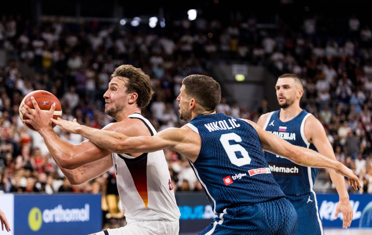 Aleksej Nikolić slovenska košarkarska reprezentanca nemška košarkarska reprezentanca | Slovenija je na drugi pripravljalni tekmi bolje skakala in bolje igrala v obrambi. | Foto Guliverimage
