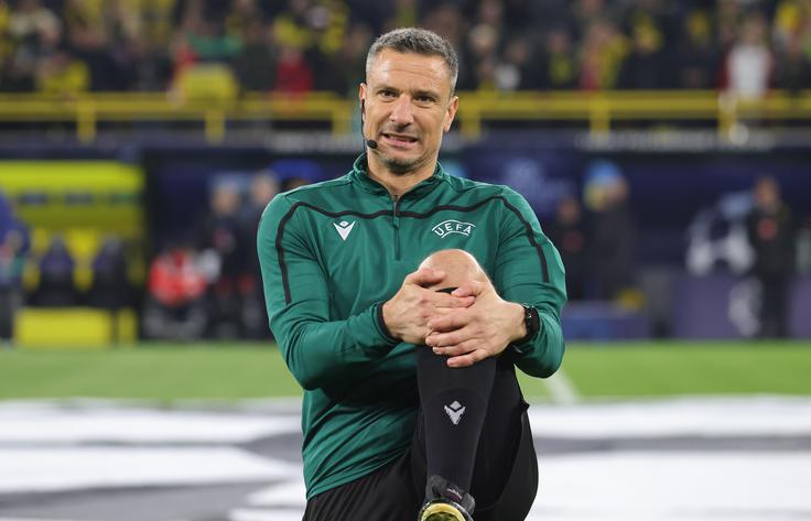 Slavko Vinčić je že sodil finale lige prvakov in lige Europa, v nedeljo pa bo prvič delil pravico v sklepnem dejanju SP. | Foto: Guliverimage