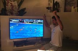 Novak Đoković stiskal pesti za srbske vaterpoliste