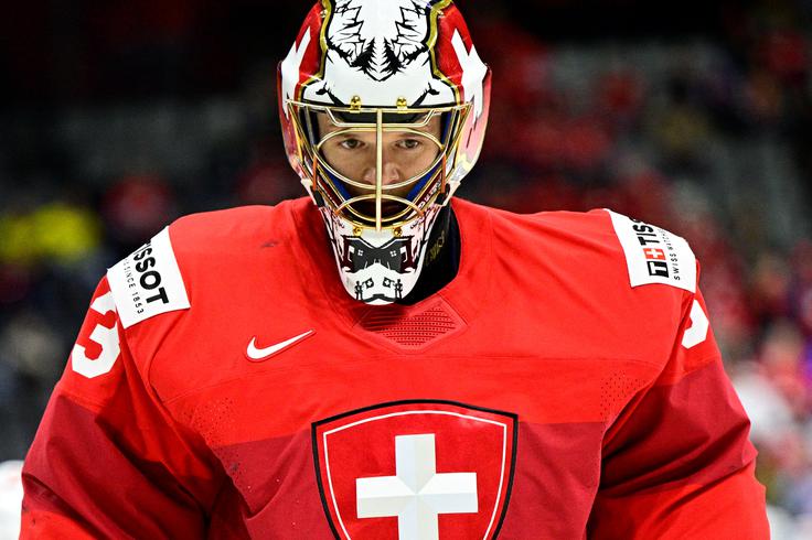 Leonardo Genoni je bil izbran za najboljšega igralca SP v hokeju na ledu. | Foto: Reuters