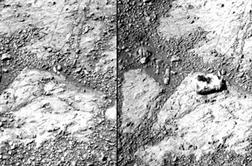 Na Marsu našli skrivnostno skalo
