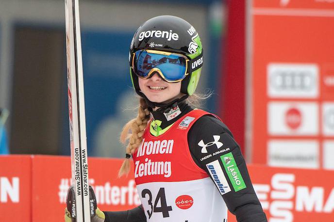 Nika Križnar | najboljša slovenska skakalka na tekmi v Oberstdorfu je bila Nika Križnar. | Foto Sportida