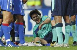 Messi s poškodovanim gležnjem, zlom izključen (video)