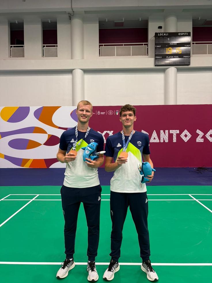 Miha Ivančič in Tadej Jelenc | Foto: Olimpijski komite  Slovenije