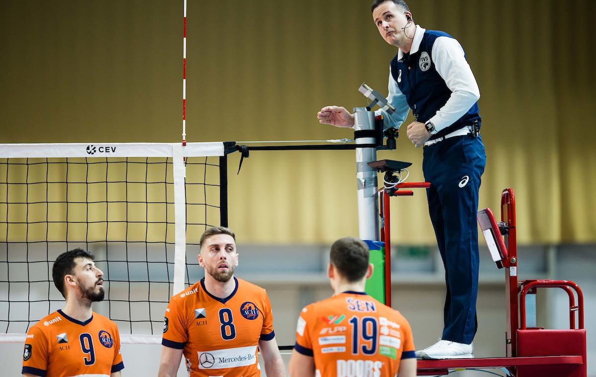 Odbojkarska liga prvakov: ACH Volley - Ziraat Bank | Odbojkarji ACH Volleyja so prišli do enajste zmage v sezoni. | Foto Grega Valančič/Sportida