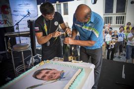 Peter Kauzer sprejem Hrastnik Rio 2016