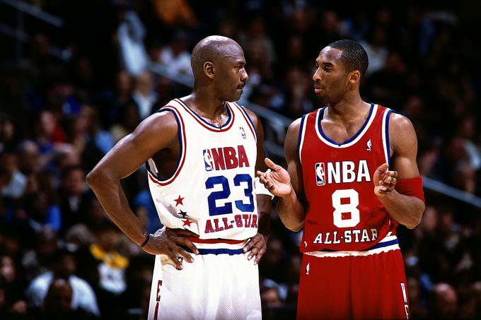 Kobe Bryant in Michael Jordan | Foto: Guliverimage/Getty Images