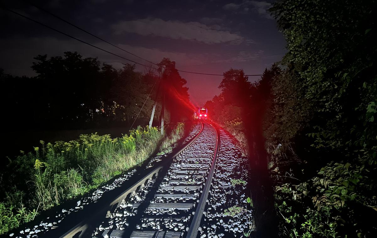 Slovenske železnice, skala, vandalizem | S Slovenskih železnic so sporočili, da se je zgodil nov primer vandalizma. Zdaj na tem odseku promet že teče ustaljeno.  | Foto Slovenske železnice