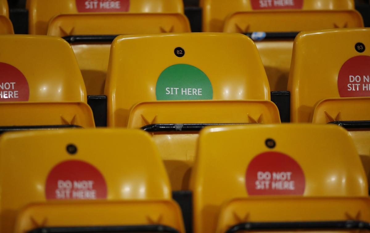 stadion prazni sedeži | Izbira scenarija za izvedbo EP v nogometu bo povsem odvisna od epidemiološke slike.  | Foto Reuters