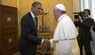 Obama papežu: Hvala, hvala!