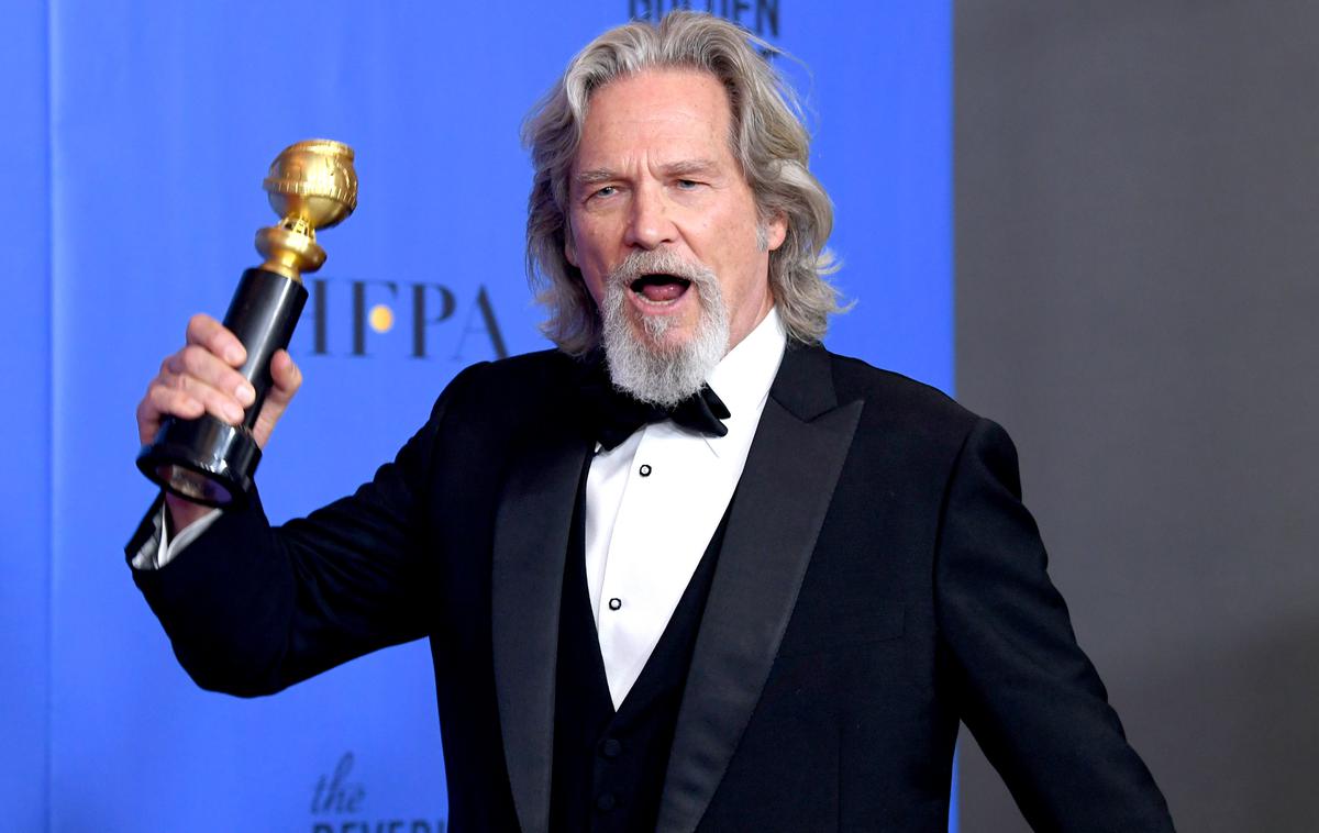 Jeff Bridges | Jeff Bridges januarja lani, ko je prejel zlati globus za življenjsko delo | Foto Getty Images