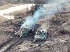 Napad drona na ruska tanka