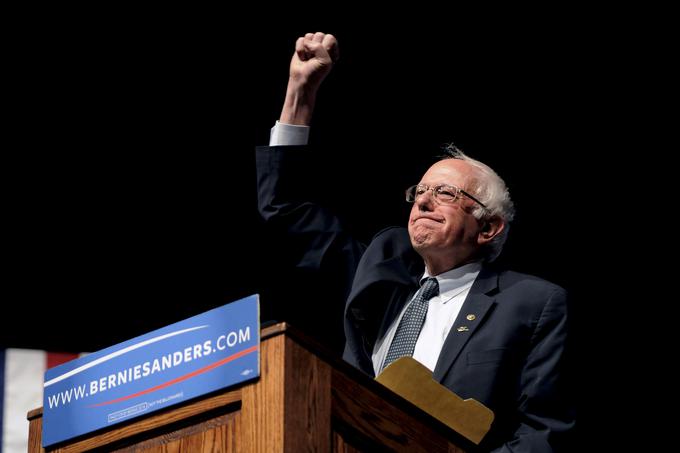 Sanders se ne predaja: osvojil je šeste zaporedne primarne volitve, poleg tega je amrca zbral 15 milijonov dolarjev več kot Clintonova. | Foto: Reuters