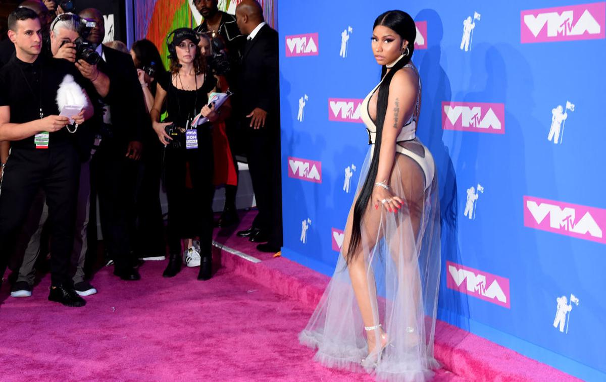 VMA, MTV | Nicki Minaj prisega na razgaljajoče obleke. | Foto Getty Images