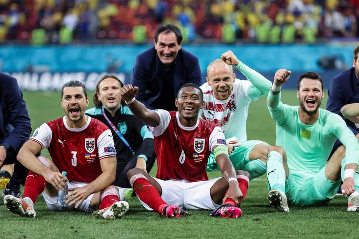 Avstrijci so si priborili osmino finala. | Foto: Guliverimage/Vladimir Fedorenko