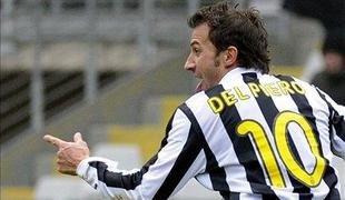 Del Piero rešil Juventus, Inter do točke