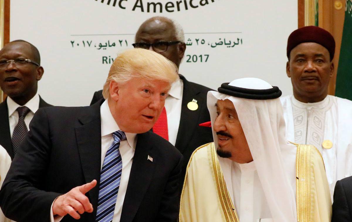 Donald Trump, Salman | Foto Reuters