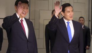 Kitajski in tajvanski predsednik na zgodovinskem srečanju 