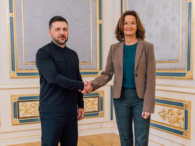 Zelenski se je Sloveniji zahvalil za pomoč