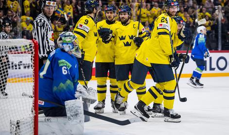 Borbeni Slovenci brez selektorja in s Horakom na čelu dolgo mučili švedske NHL-ovce