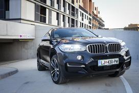BMW X6 M 50d - fotogalerija testnega vozila