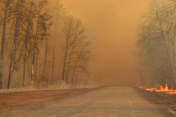 Dim lahko po zraku ponese radioaktivne delce.  | Foto: Reuters