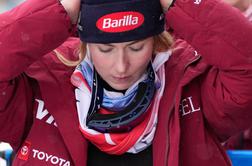 Mikaeli Shiffrin zaradi zamujenega žreba globa 1070 evrov