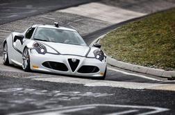 Alfa Romeo 4C z rekordnim časom 8:04 na slovitem Nürburgringu
