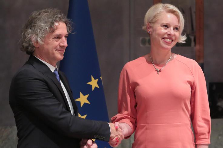 Večina v kolegiju nove predsednice državnega zbora Urške Klakočar Zupančič je nadzor javnih financ v času vladanja Roberta Goloba od SDS prerazporedila k manjši NSI.  | Foto: DZ Matija Sušnik