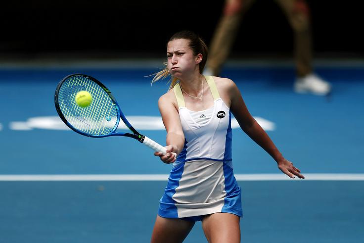 Dalila Jakupović je izločila Magdaleno Frech. | Foto: Guliverimage/Getty Images