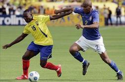 Brazilija le remizirala v Ekvadorju