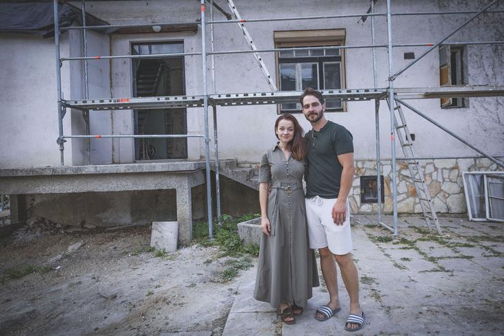 Obnove hiše s statusom kulturne dediščine se nista ustrašila. | Foto: Ana Kovač