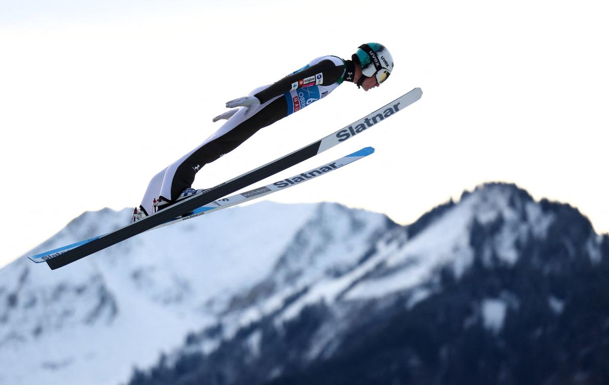 Oberstdorf Anže Lanišek | Anže Lanišek je trenutno drugi skakalec sezone in glavni izzivalec vodilnega Dawida Kubackega. | Foto Reuters