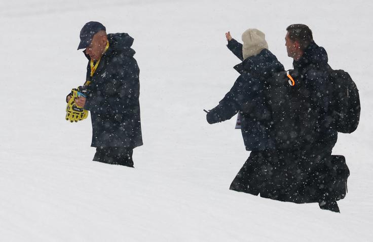 Johan Eliasch je bil tudi na prizorišču. | Foto: Reuters