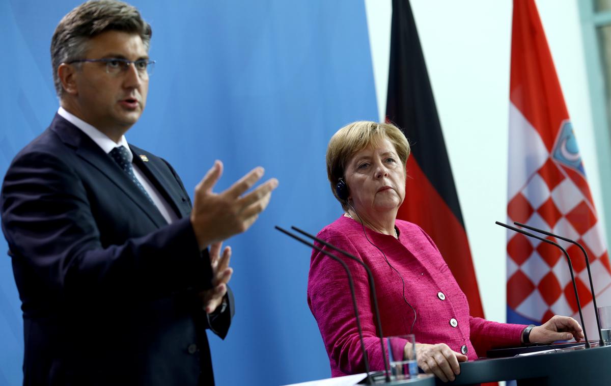 Plenković Merkel | Foto Reuters