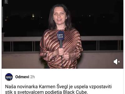 Je dopisnica TVS manipulirala z informacijami o aferi Black Cube?